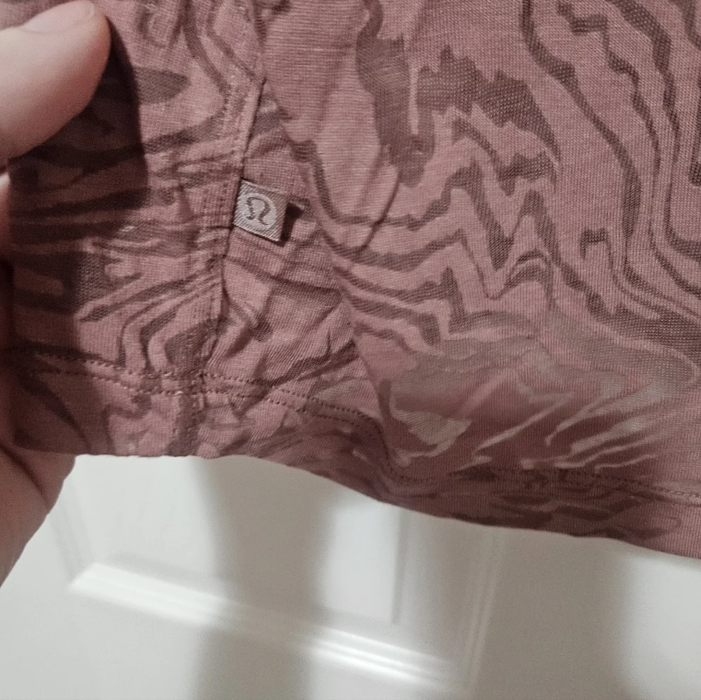 Lululemon Cates Tee Veil Spiced Chai